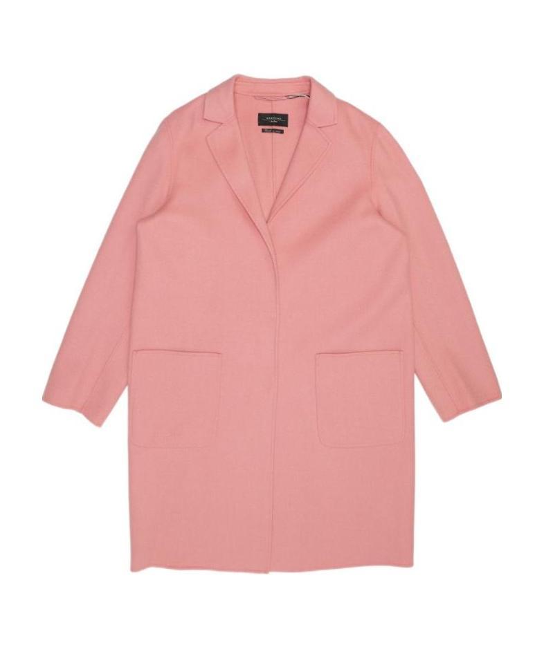 WEEKEND MAX MARA LOGO MEDIUM LENGTH COAT