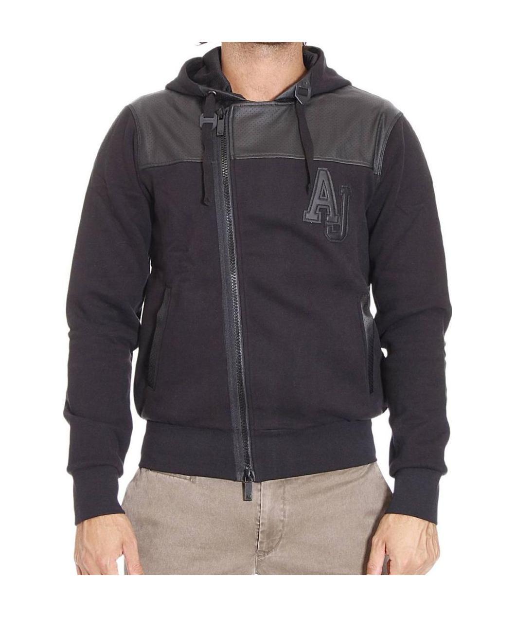 ARMANI JEANS HOODED CASUAL JACKET