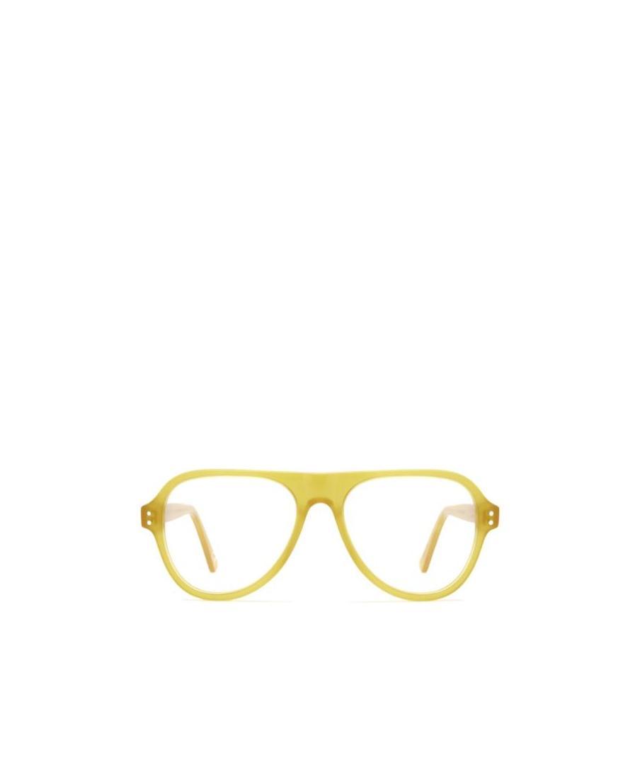 Marni Pilot Logo Flat Mirror In Yellow