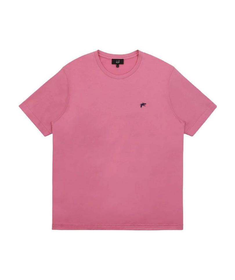 Dunhill Logo Embroidered T-shirt In Pink