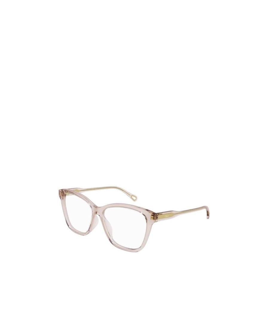 Chloé Ch 0118o 003 52mm Womens Cat-eye Eyeglasses 52mm In White