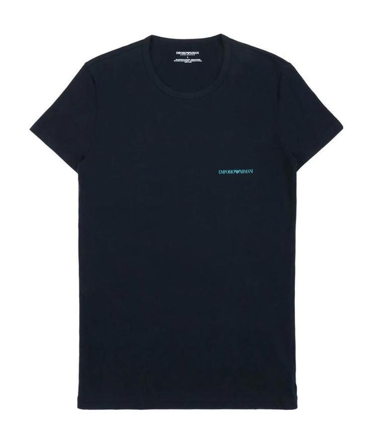 EMPORIO ARMANI ROUND COLLAR LOGO T-SHIRT