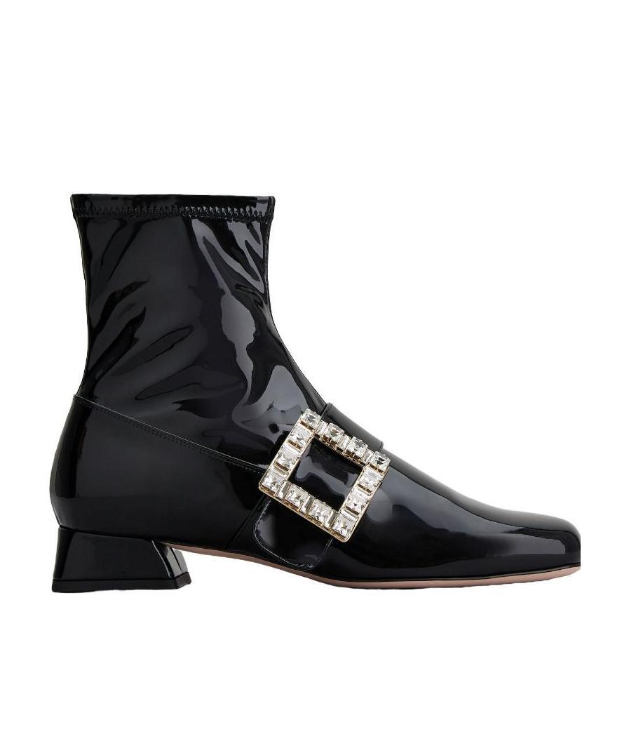 Roger Vivier Tres Vivier Boots In Black