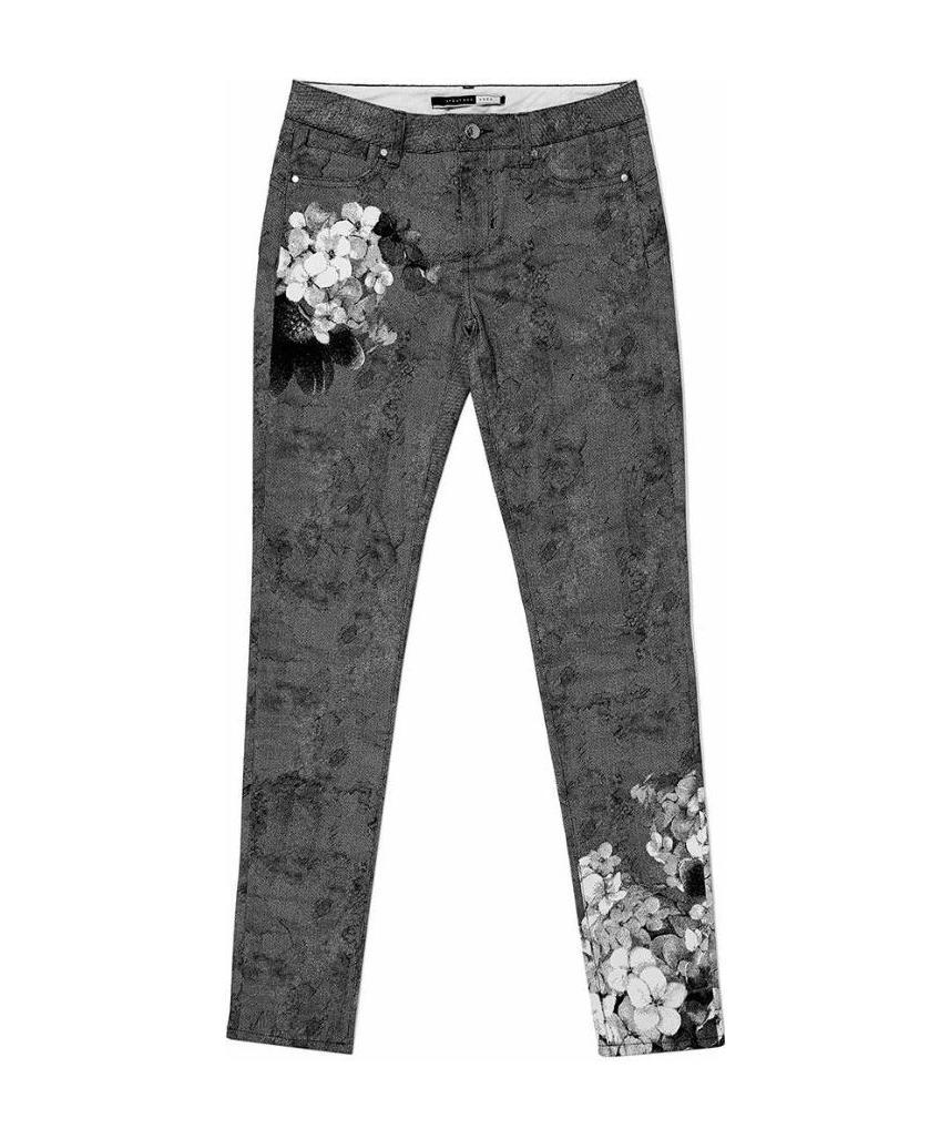 SPORTMAX FLOWER PRINTED JEANS