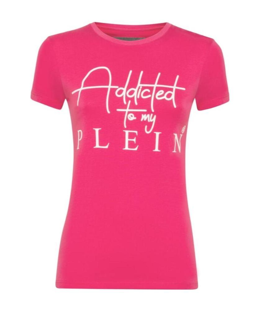 Philipp Plein Logo Details T-shirt In Pink