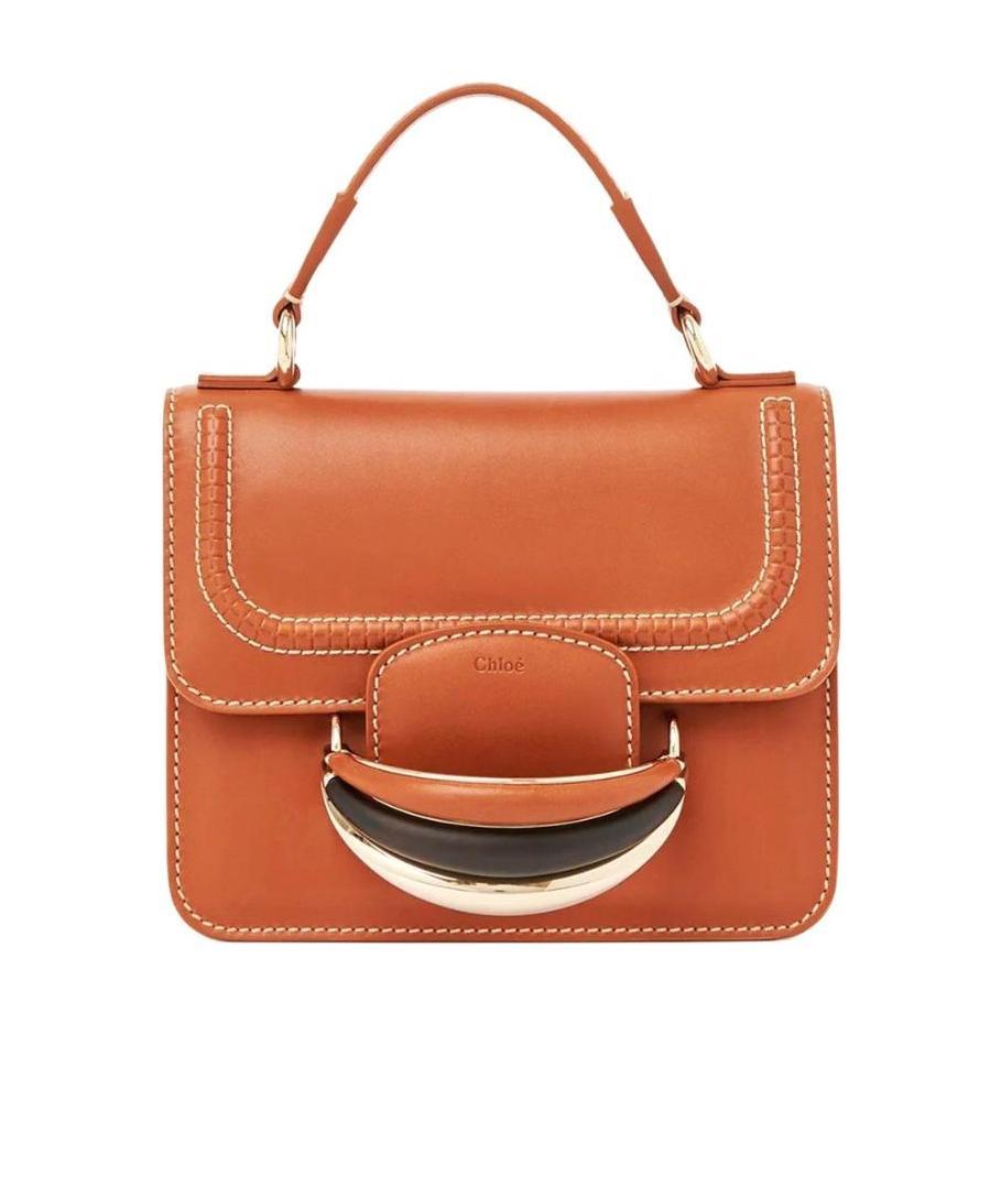 Chloé Kattie Small Shoulder Bag In Orange