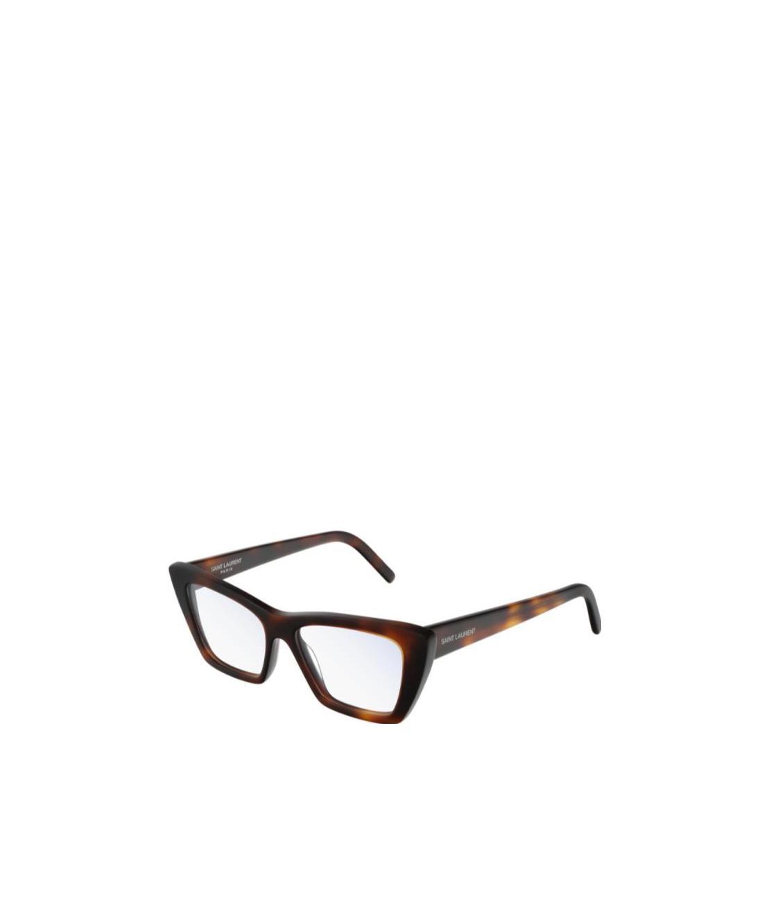 Saint Laurent Logo Flat Light Mirror In Multicolor
