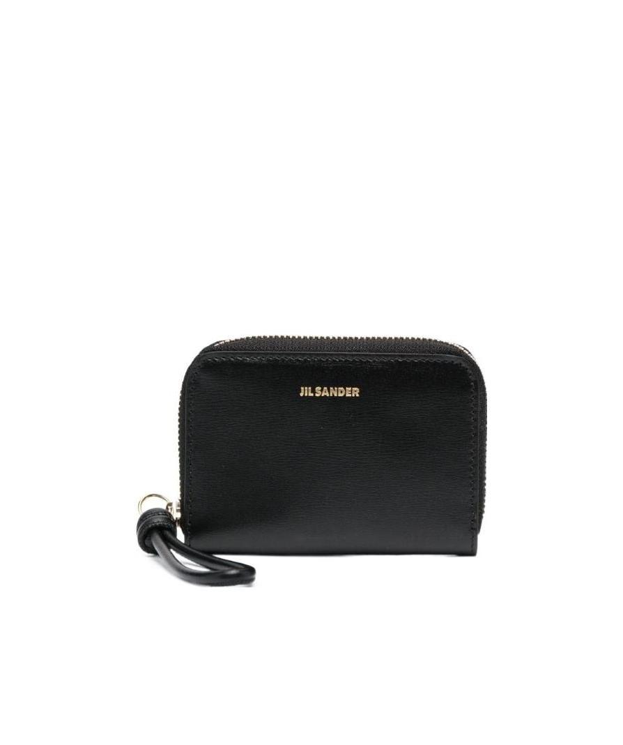 Jil Sander Zip-around Wallet Small In Black