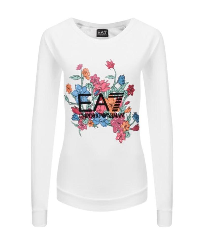 EA7 LOGO LONG-SLEEVED SWEATER 