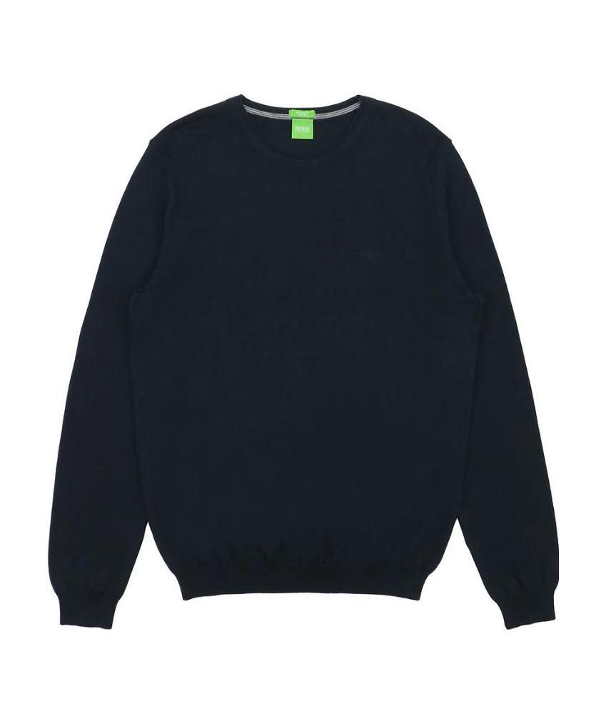 HUGO BOSS ROUND-NECKED LOGO SWEATER