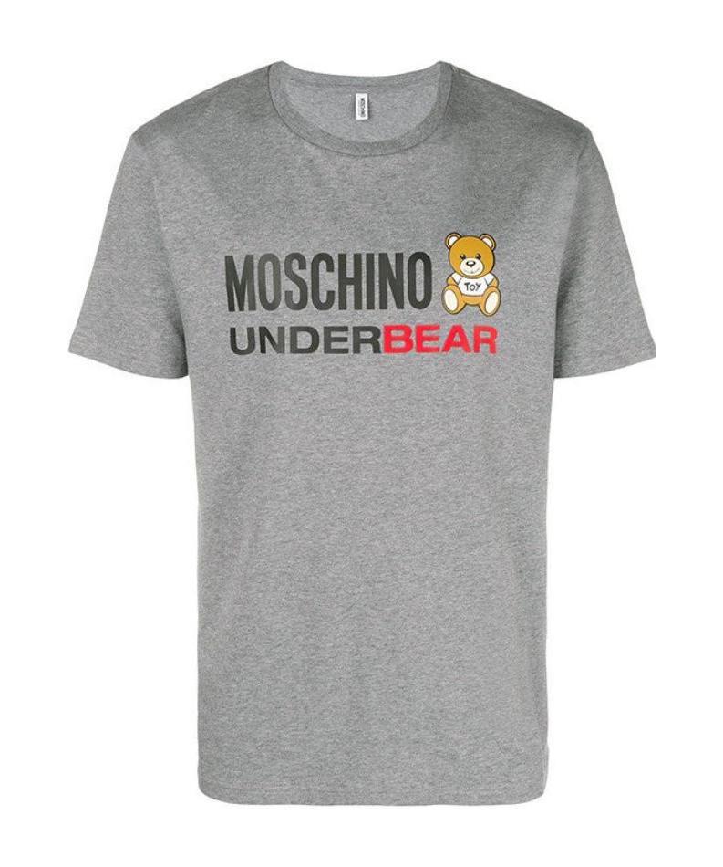 Moschino Printed T-shirt In Gray