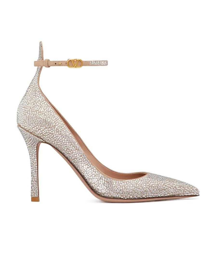 Valentino 105mm Rhinestone-embellished Heels In Multicolor
