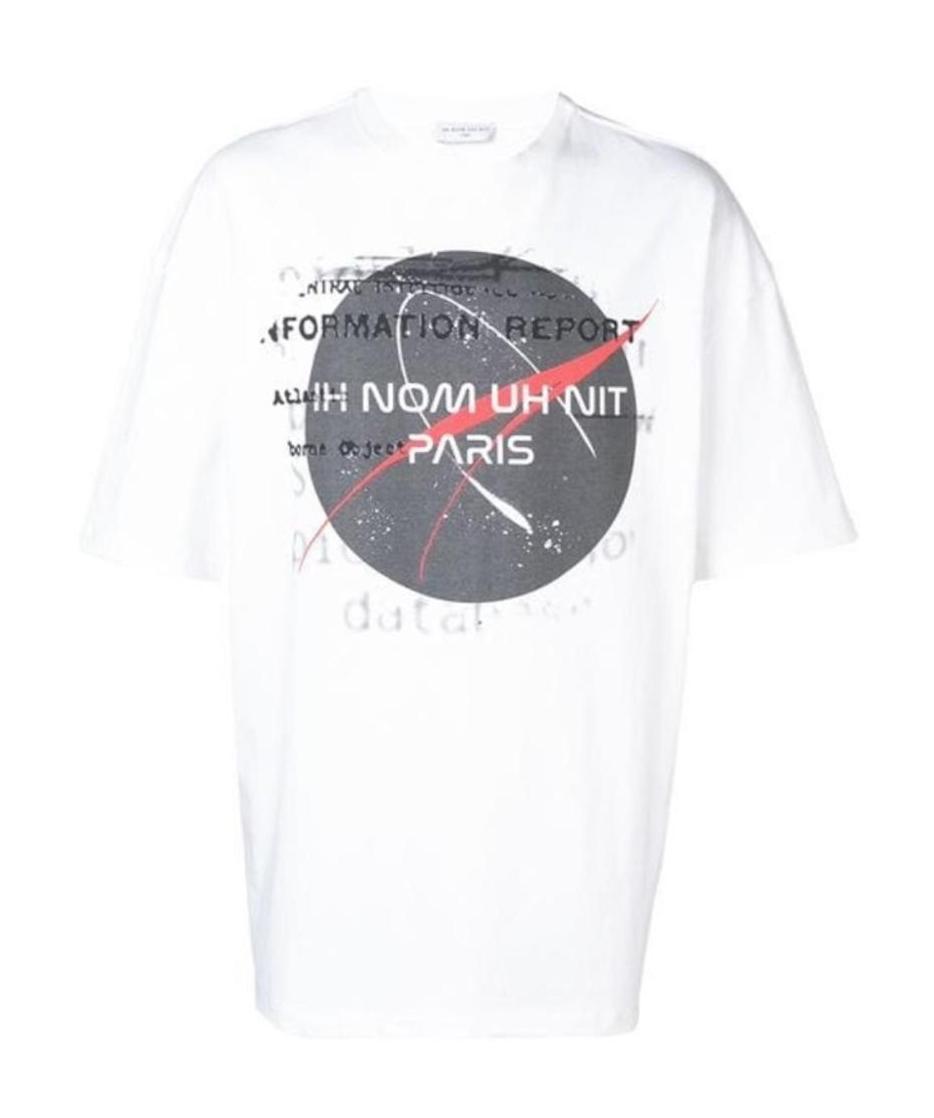 Ih Nom Uh Nit Paris Printed T-shirt In White