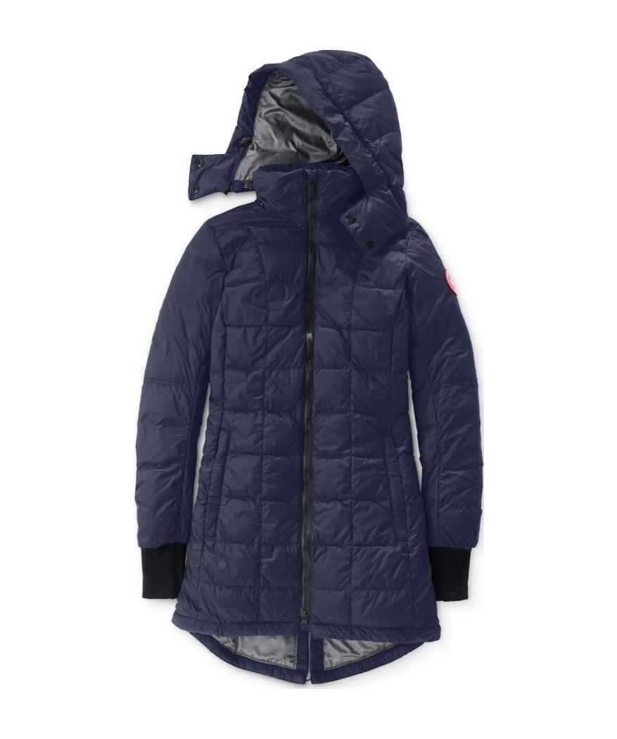 Canada Goose Mystique Parka Coat In Black
