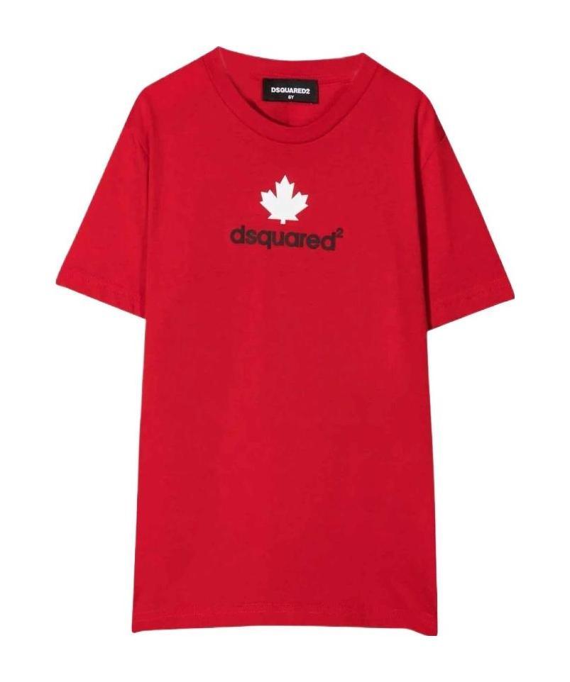 Dsquared2 Logo Print T-shirt In Red
