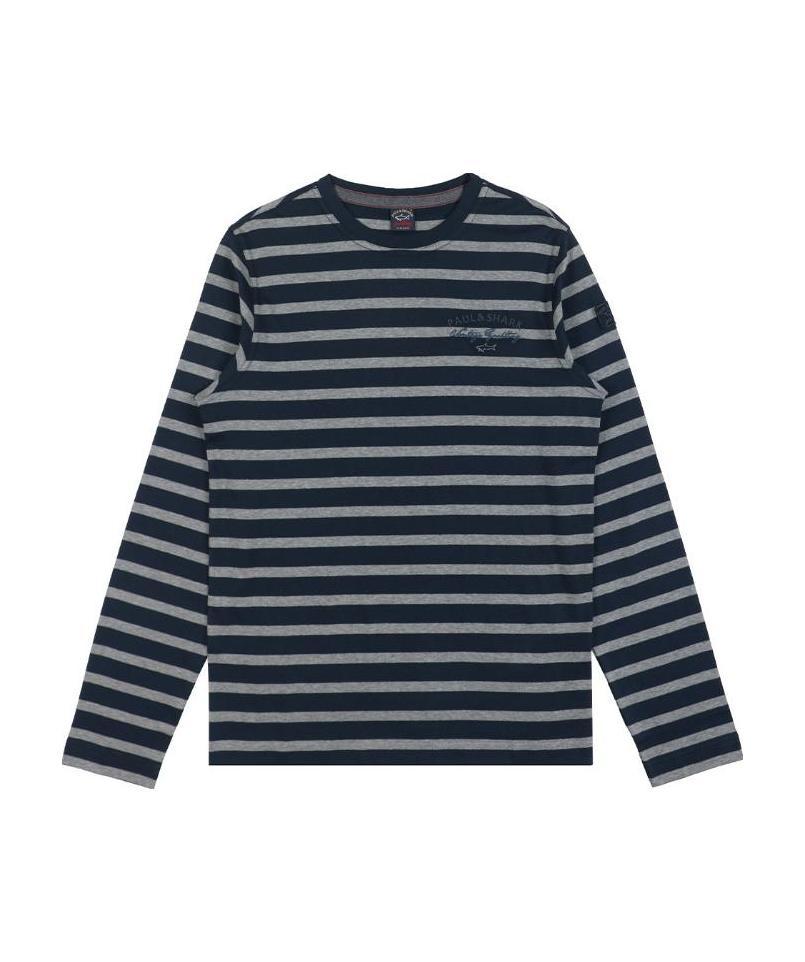PAUL & SHARK LOGO LONG-SLEEVED T-SHIRT