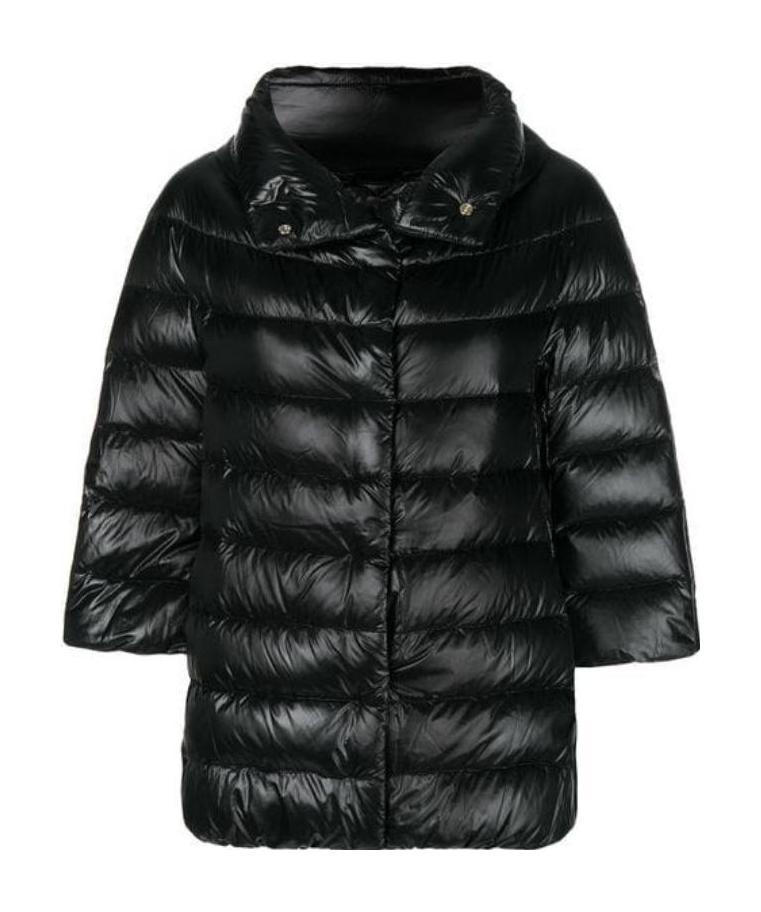 HERNO 3/4 SLEEVE PUFFER JACKET