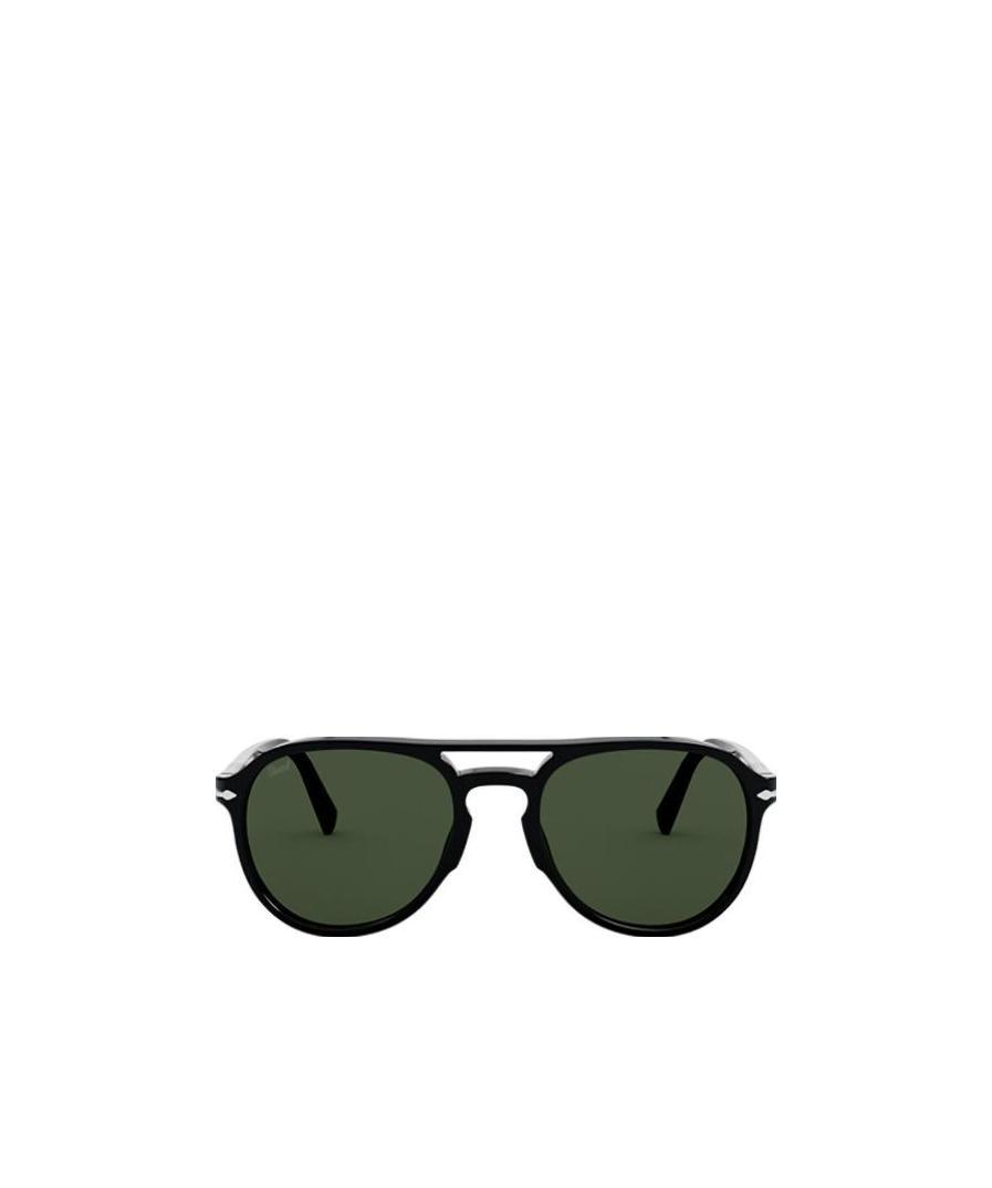 Persol Aviator Frame Sunglasses In Green