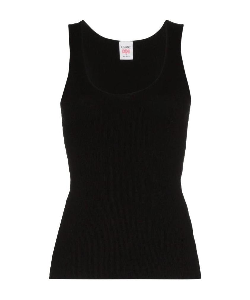 Re/done 90s Tank Top In Black