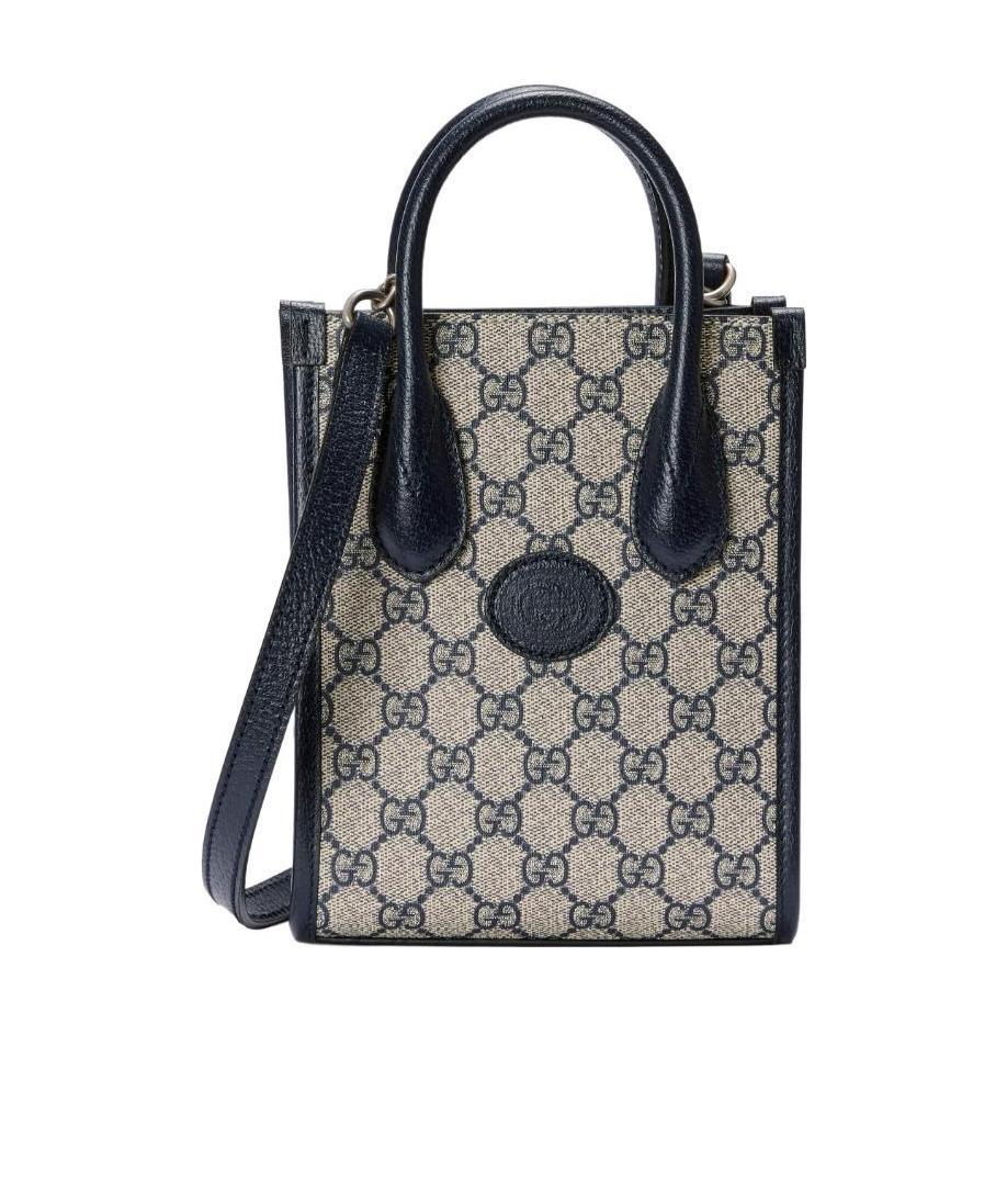 Gucci Gg-canvas Tote Bag In Black