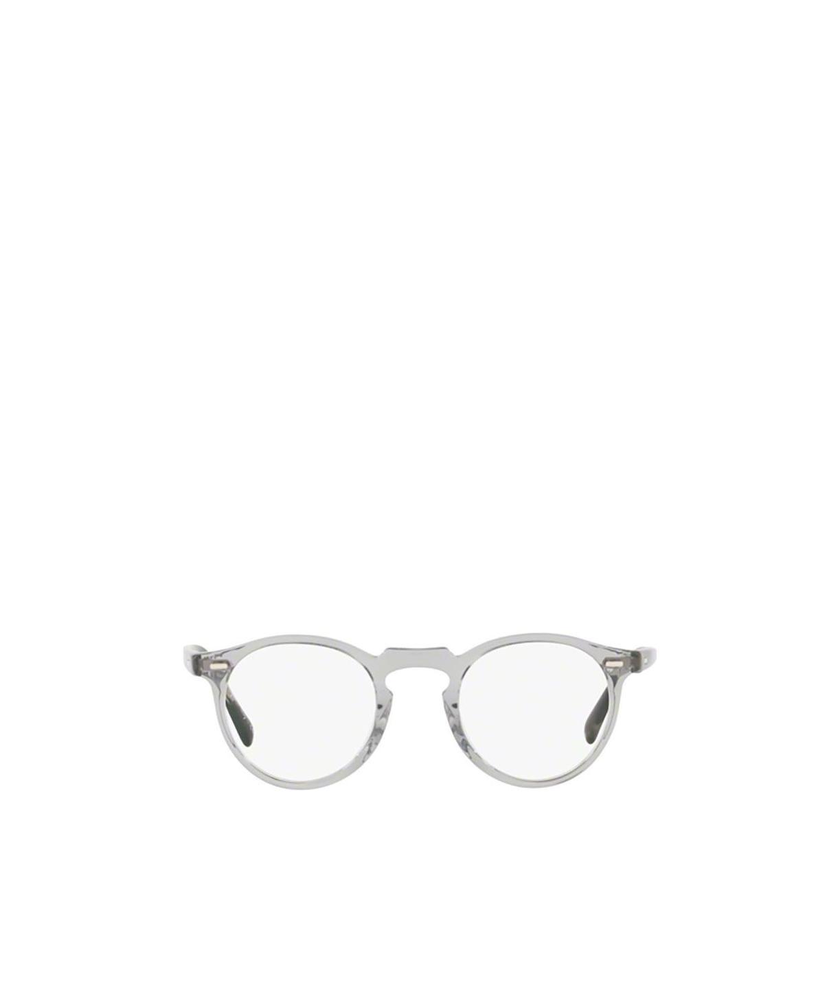 Oliver Peoples Gregory Peck Round-frame Glasses In Gray