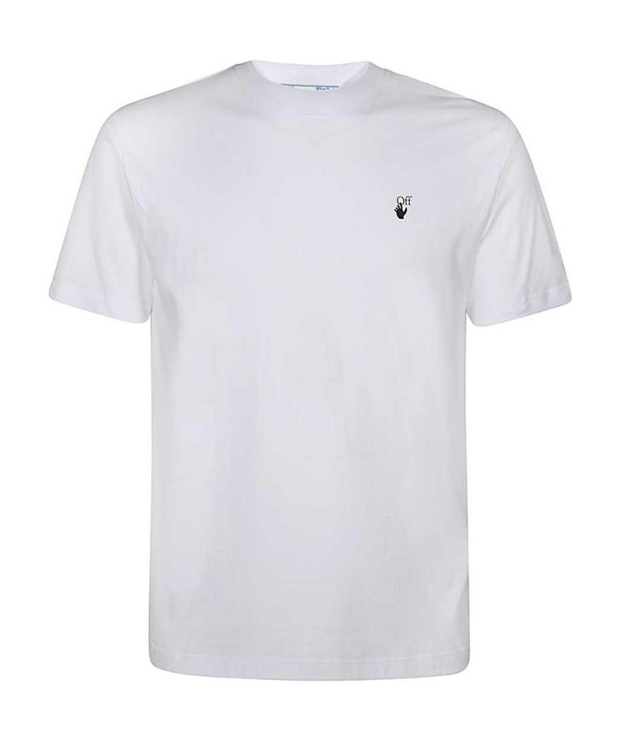 Off-white Flock Arrows Short-sleeve T-shirt In White