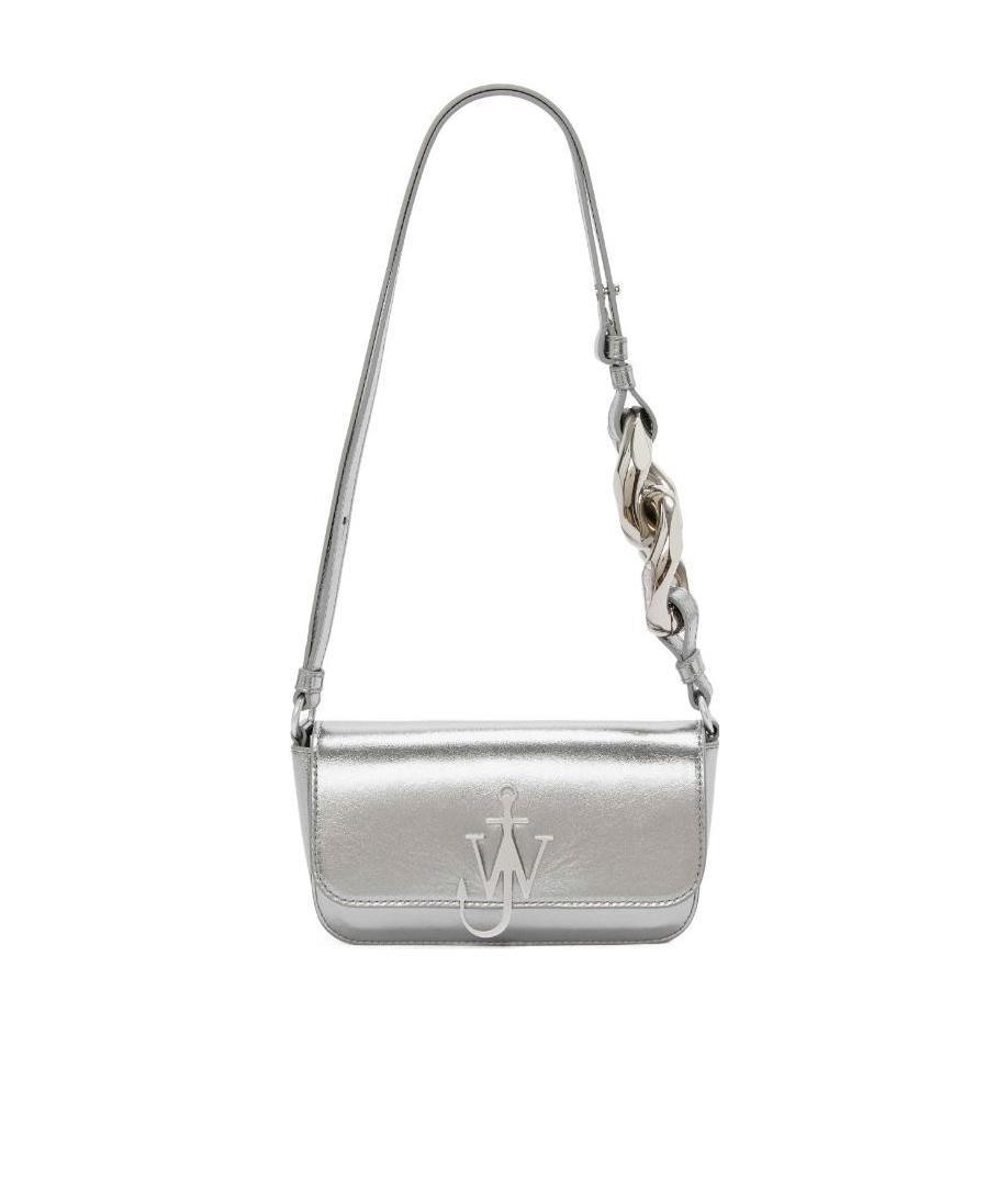 Jw Anderson Chain Anchor Crossbody Bag In Gray