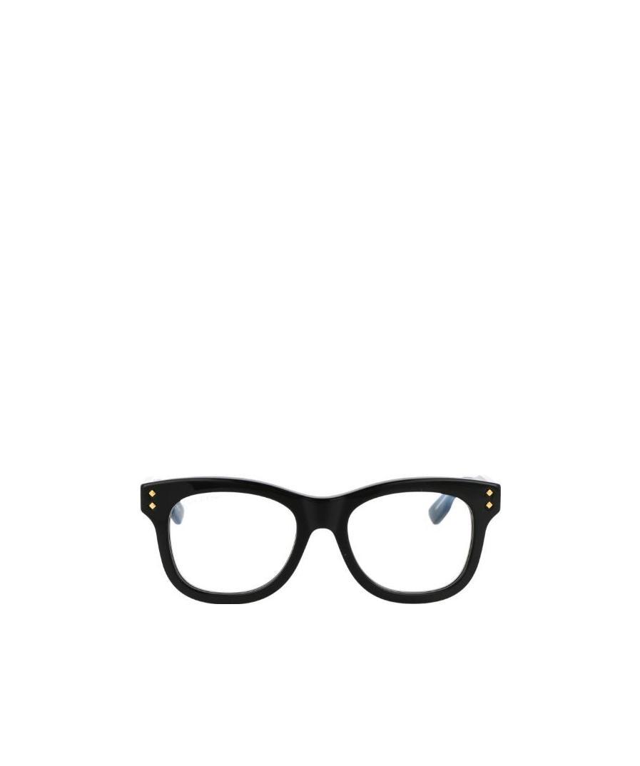Gucci Geometrical Frame Flat Mirror In Black