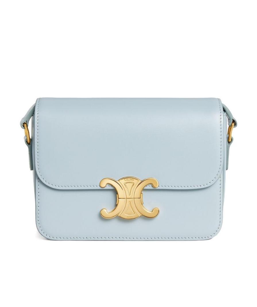 CELINE TEEN TRIOMPHE BAG IN SHINY CALFSKIN
