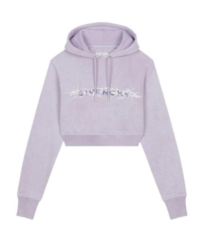 Givenchy Top Swtshrt Hdy Cn Ls Brbre Wre In Purple