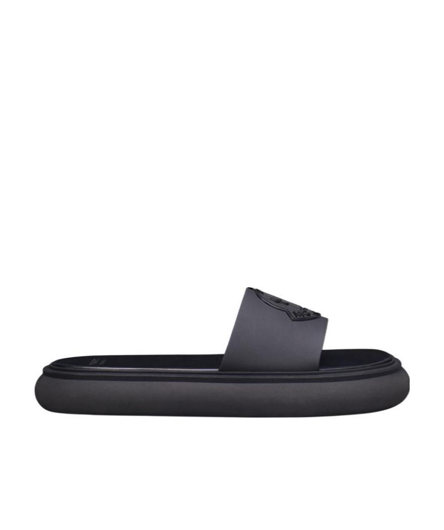 MONCLER JEANNE LOGO-EMBOSSED SLIDES
