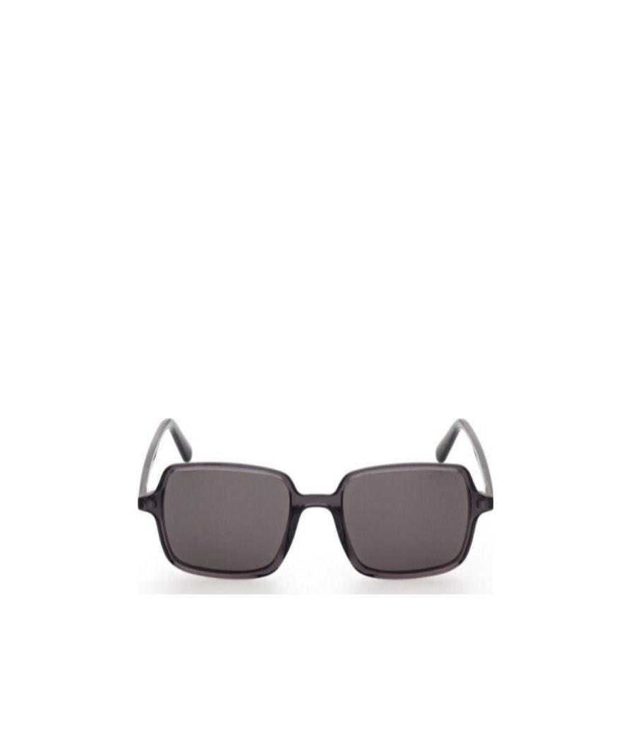 MONCLER LOGO SQUARE FRAME SUNGLASSES