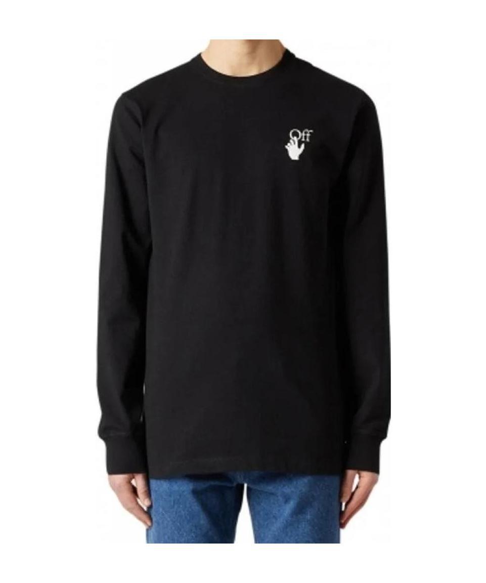 Off-white Fw21 Caravaggio Painting Solid Color Long Sleeves Ordinary Version Black In Black