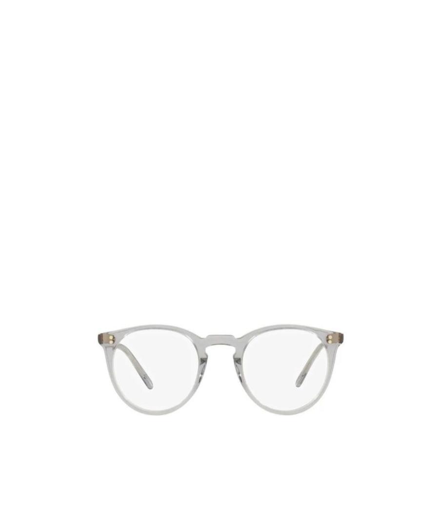 Oliver Peoples Transparent Lens Glasses In Gray