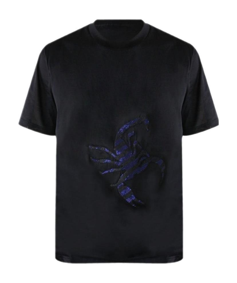 Lanvin Black Short-sleeved T-shirt In Black