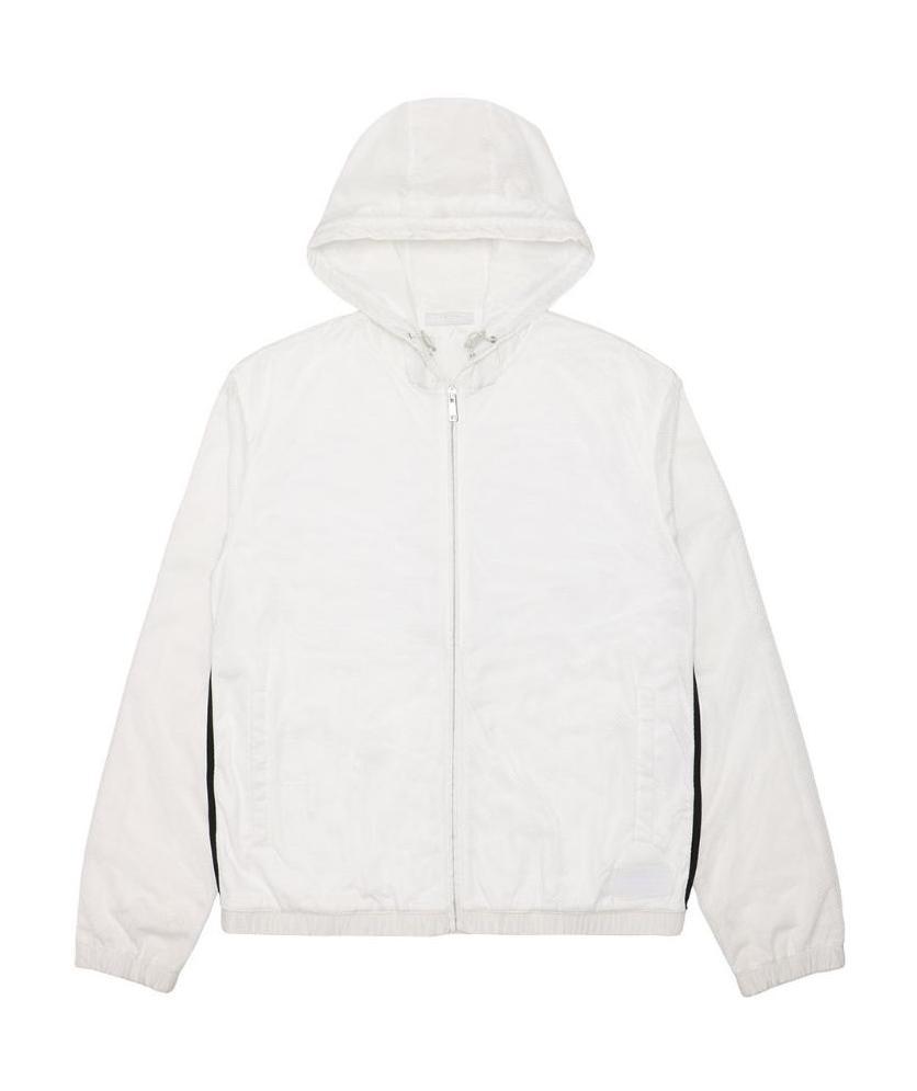 Prada Long-sleeved Casual Jacket In White