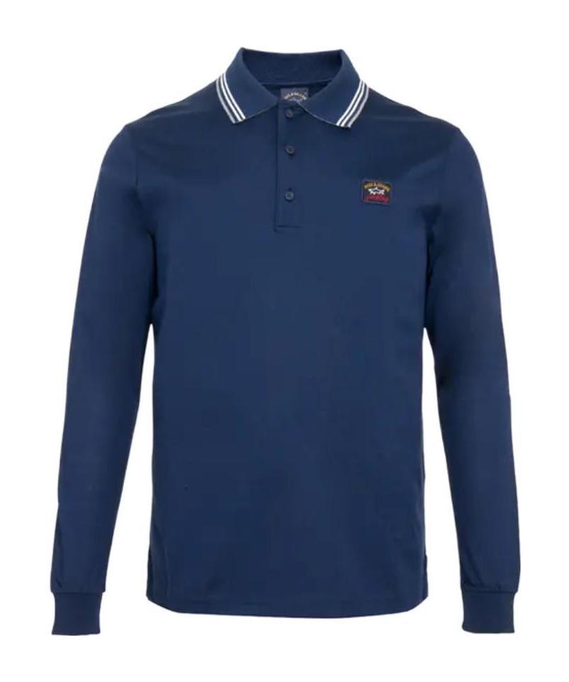 PAUL & SHARK LOGO DETAILS POLO SHIRT