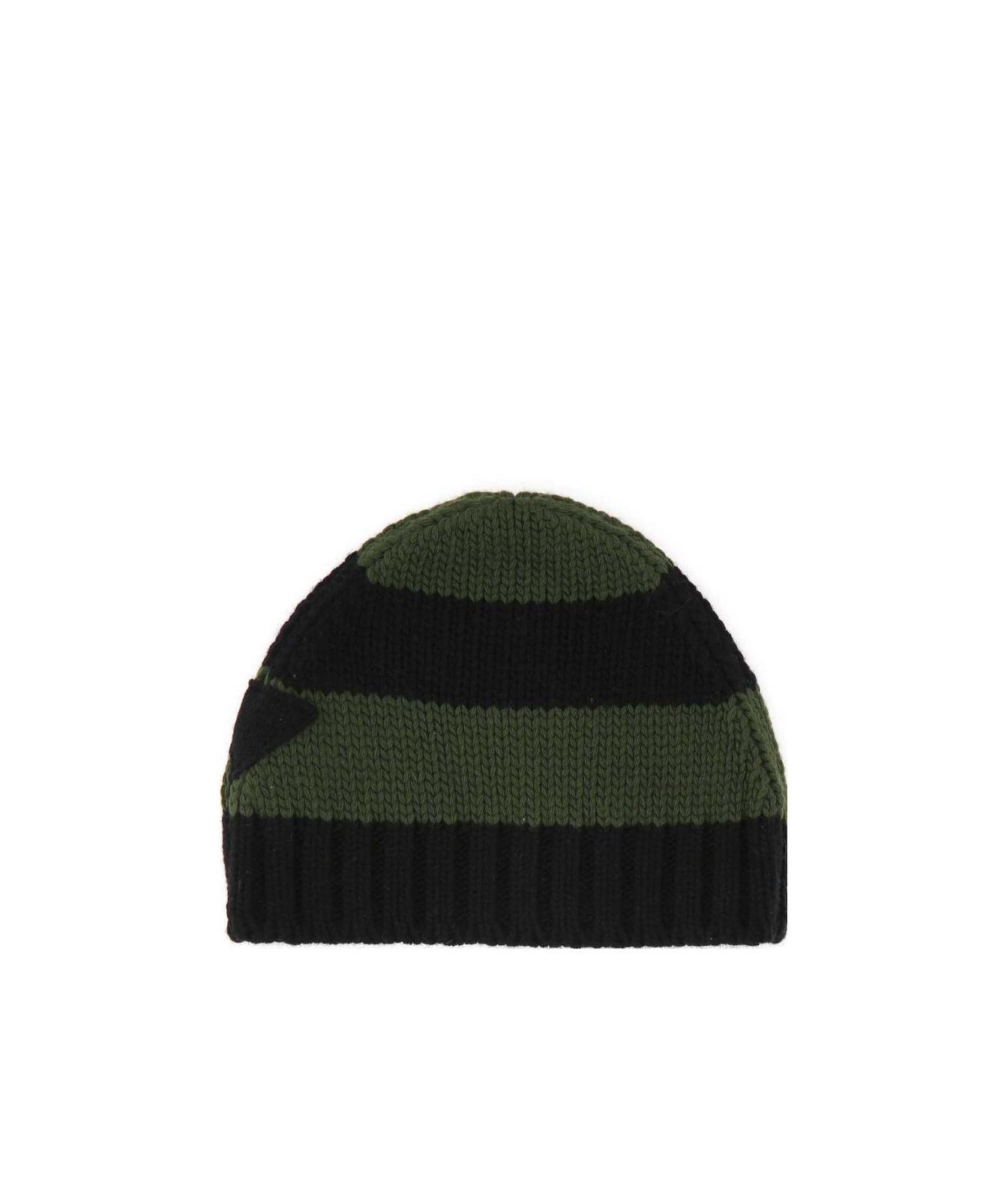 Prada Striped Beanie
