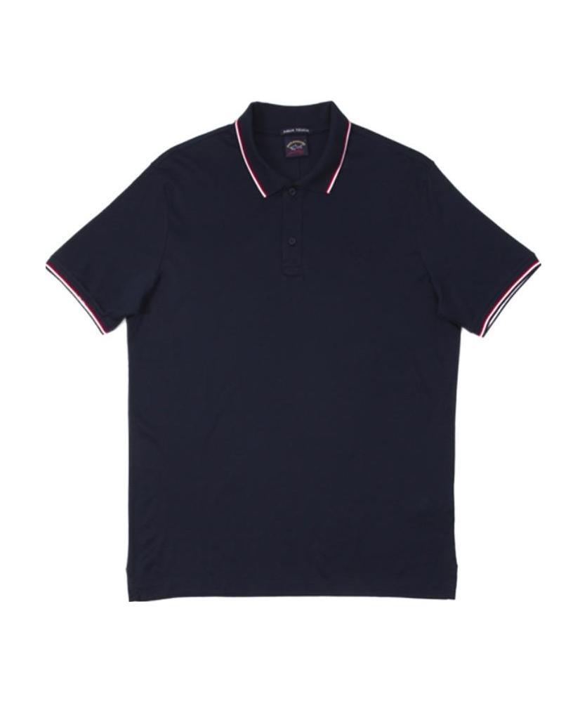 Paul & Shark Short-sleeved Polo Shirt In Black