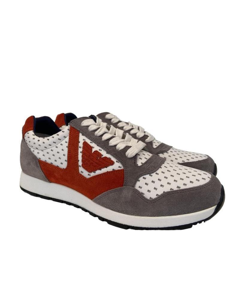 EMPORIO ARMANI LACED SNEAKERS