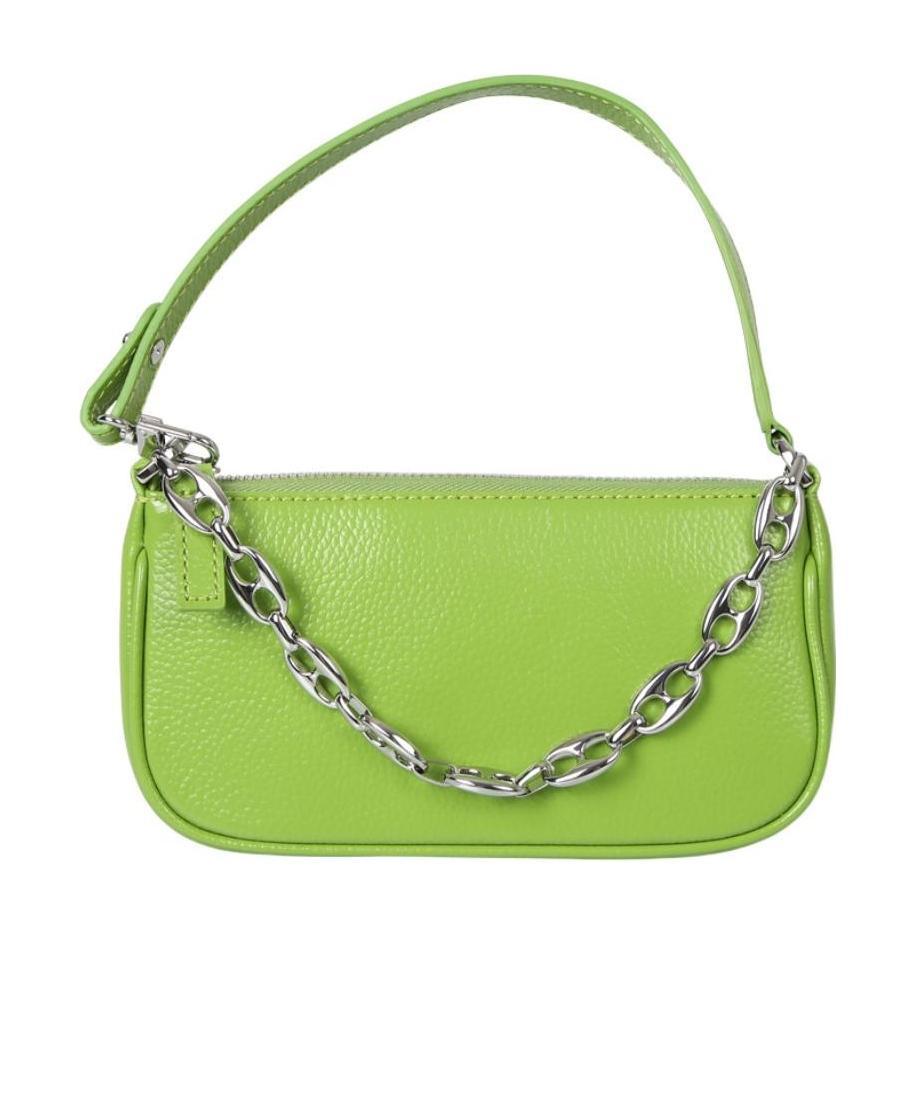By Far Mini Rachel Leather Shoulder Bag In Multi