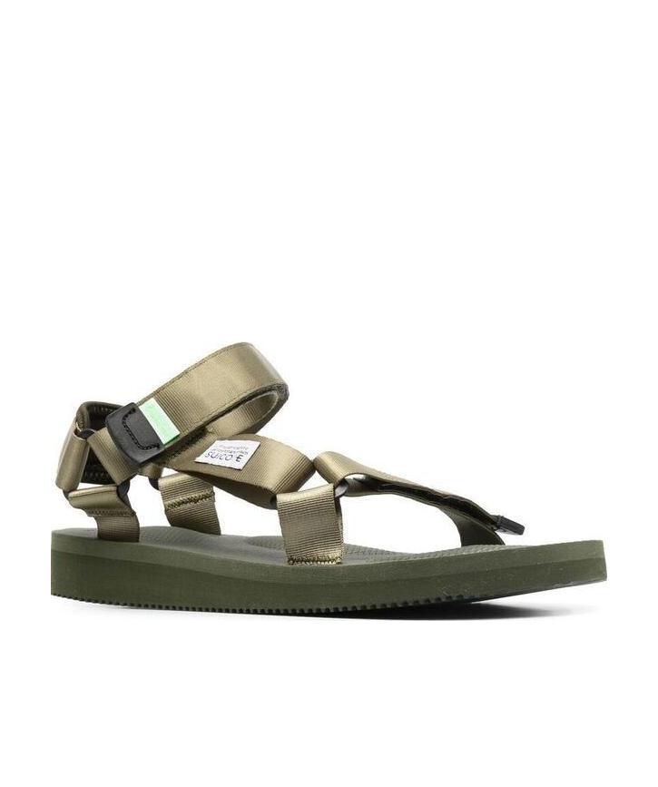 Suicoke Chunky Open-toe Sandals In Green