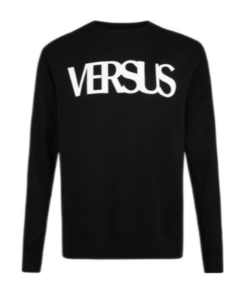 Versus Logo Details Sweater In Black