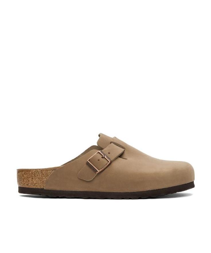 Birkenstock Boston Flat Shoes Brown In Brown