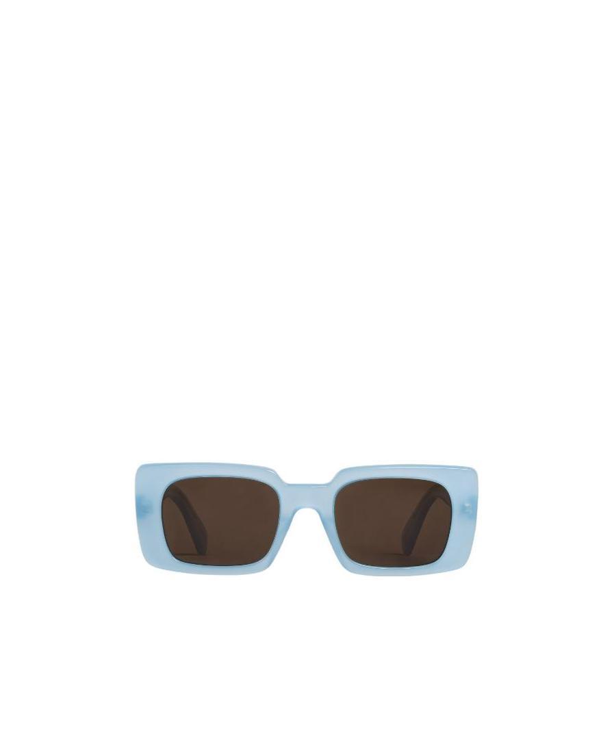Celine Square S213 Sunglasses In Acetate In Blue