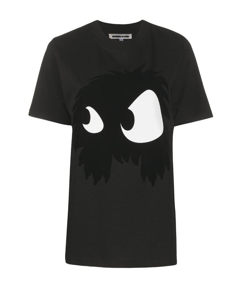 Mcq By Alexander Mcqueen Pattern Printing T-shirt In Black