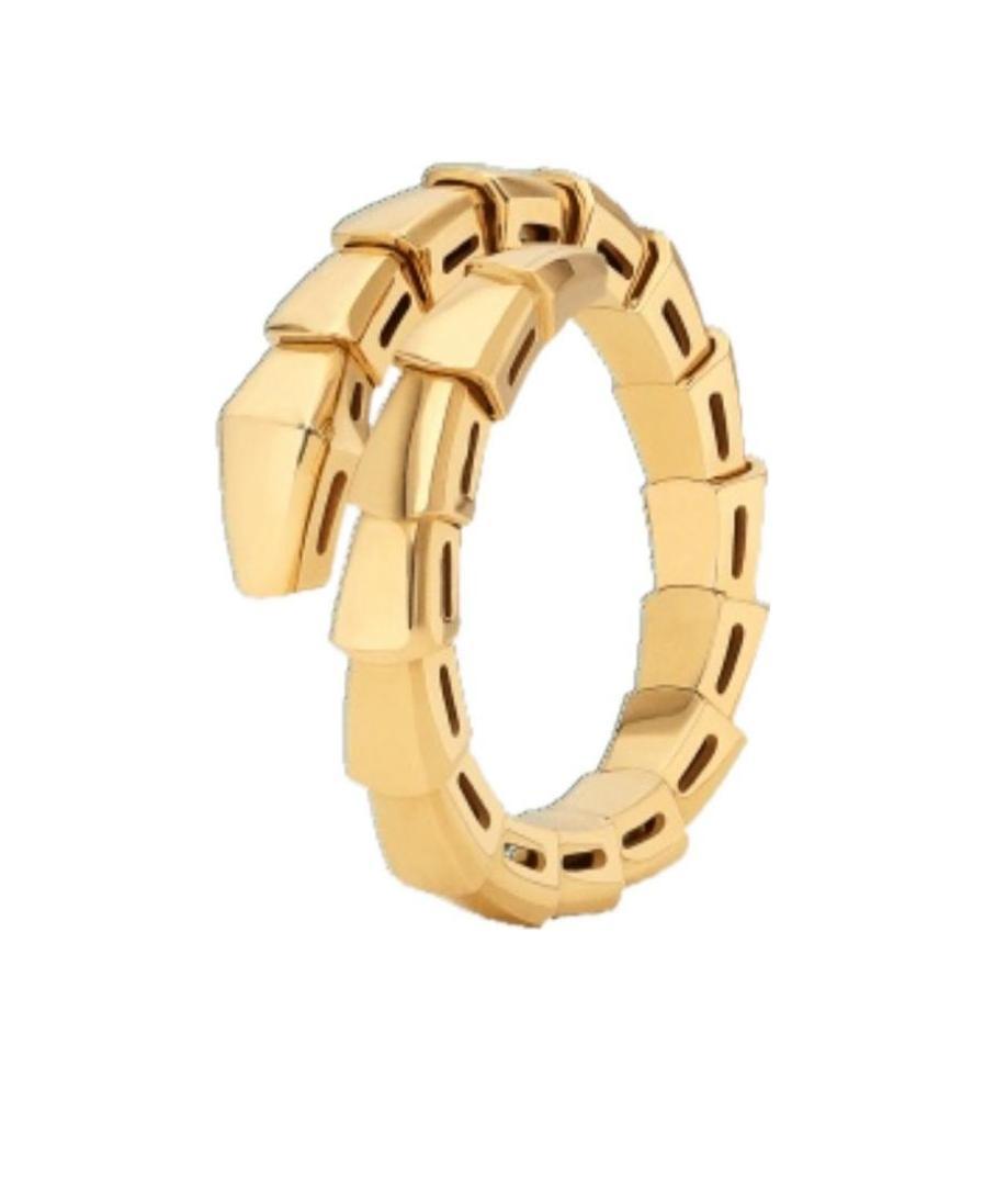 Bvlgari Yellow Gold Serpenti Viper Ring In Yellow