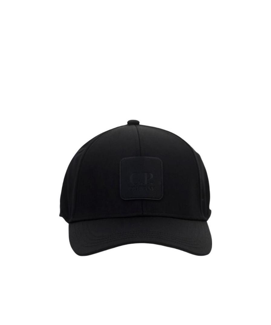 C.P. COMPANY LOGO-PATCH BASEBALL CAP 