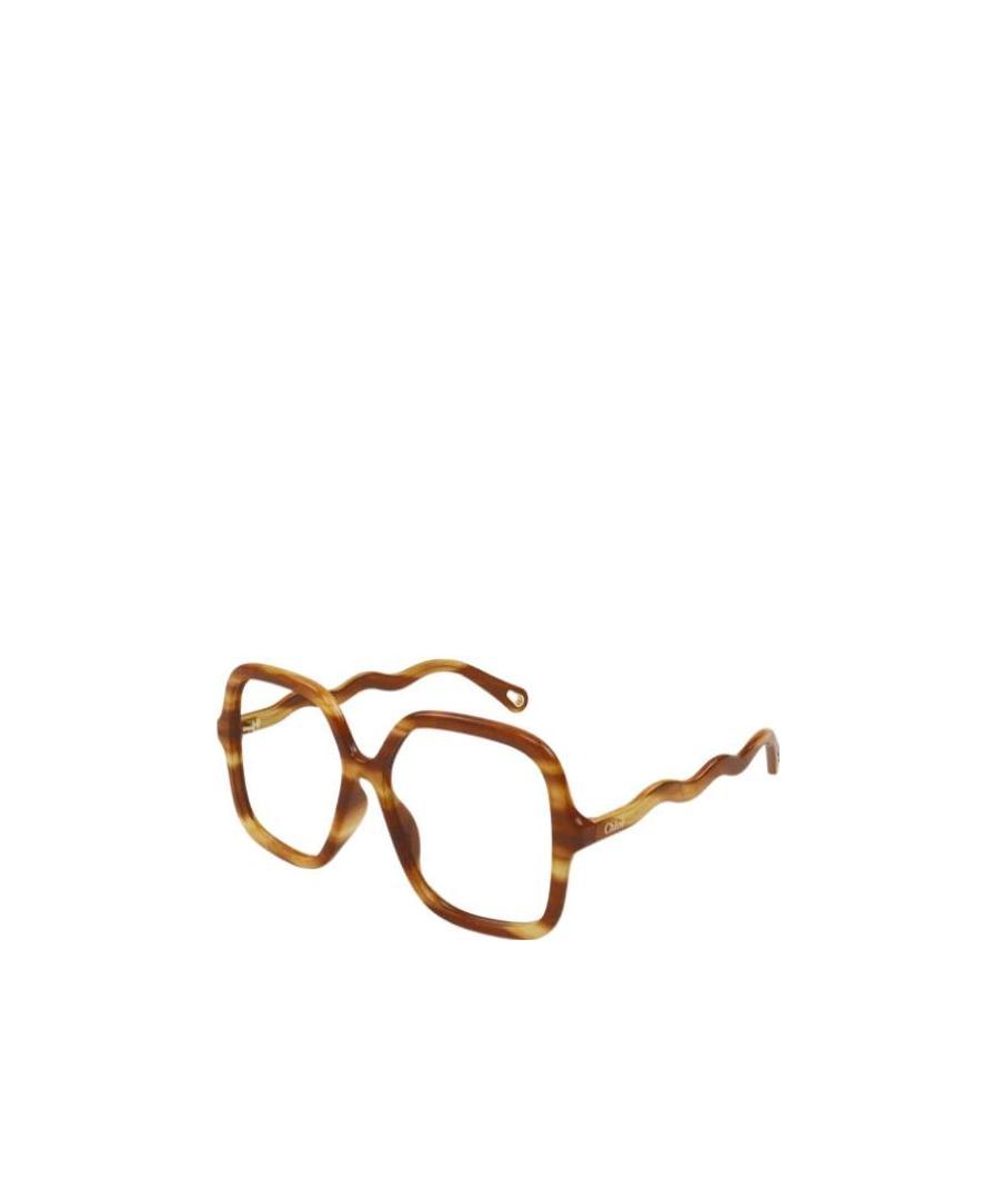 Chloé Oversized-frame Glasses In Brown
