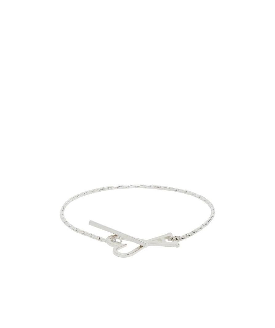 AMI ALEXANDRE MATTIUSSI AMI LOGO CHARM BRACELET